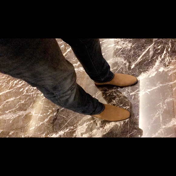 Express Other - Brown Suede Chelsea Boots